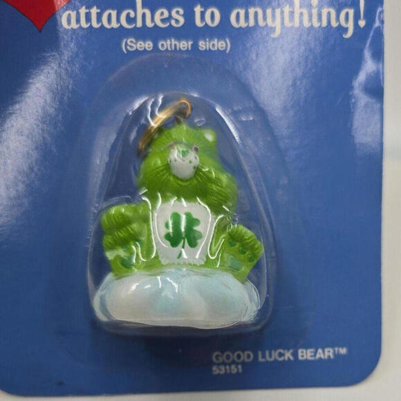 1980's Care Bears Attachable Good‎ Luck Bear - Picture 3 of 7